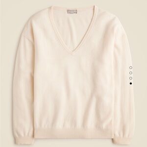 J. Crew relaxed cashmere V-Neck Sweater